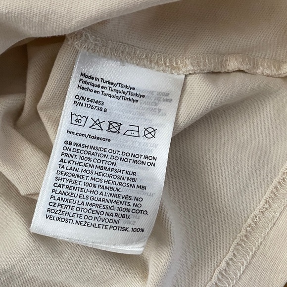 H&M x Lakwena Girls Kids Multicolor Graphic T-shirt Size 10 - Picture 4 of 5